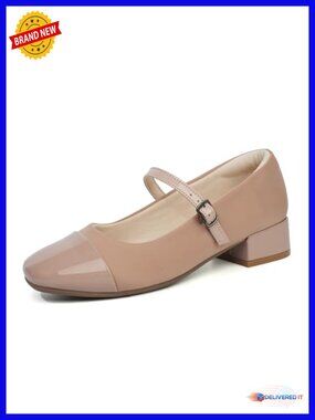 Mary Janes for Bunions Orthopedic Low Heel Chunky Pumps